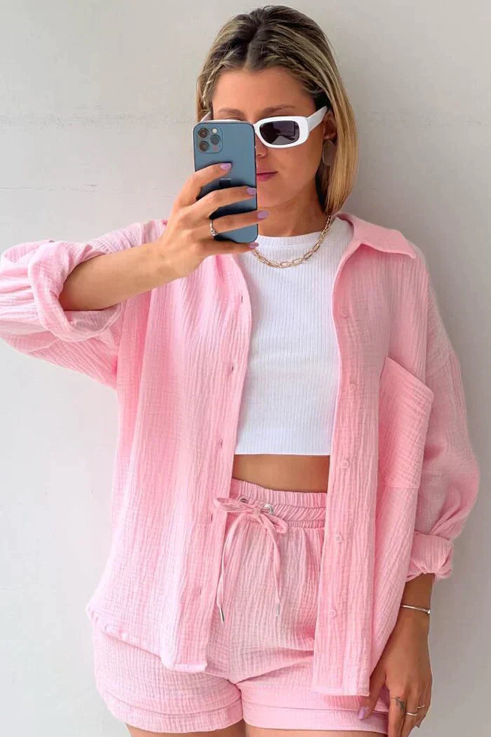 Conjunto casual de verão