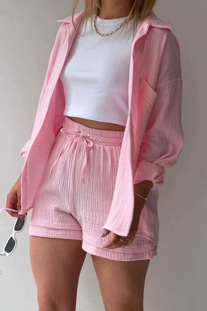 Conjunto casual de verão