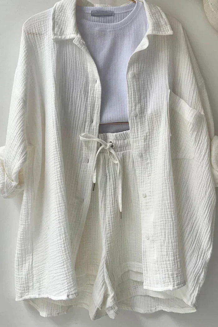 Conjunto casual de verão