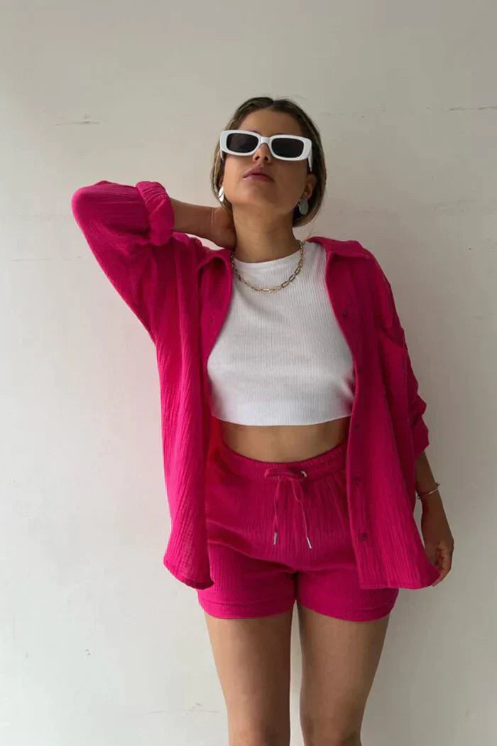Conjunto casual de verão