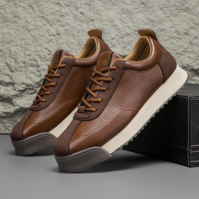 Sapatos de couro italiano