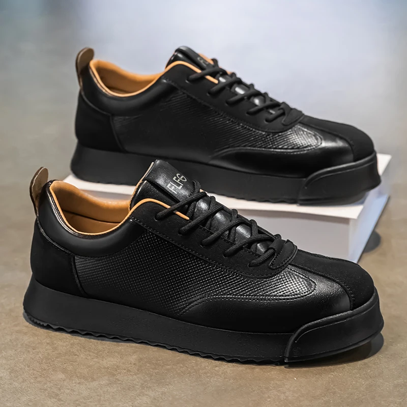 Sapatos de couro italiano