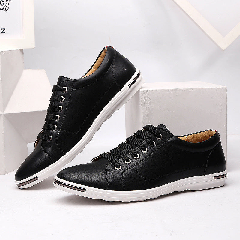 Sapatos de couro elegantes