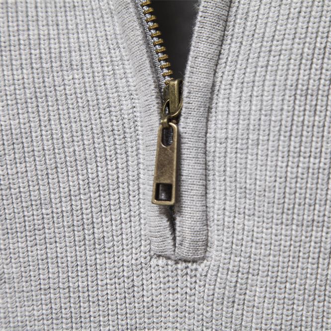 Camisola com fecho de correr de luxo