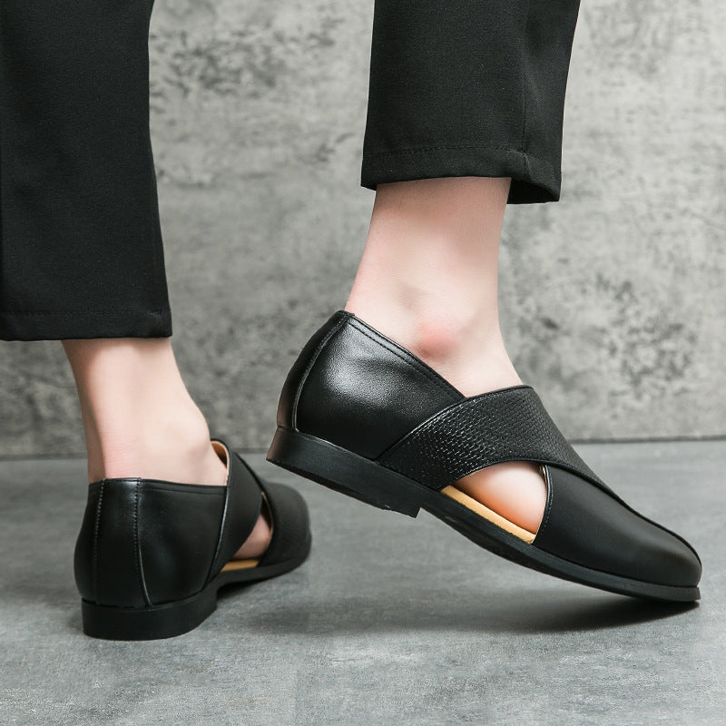 Mocassins de couro vintage