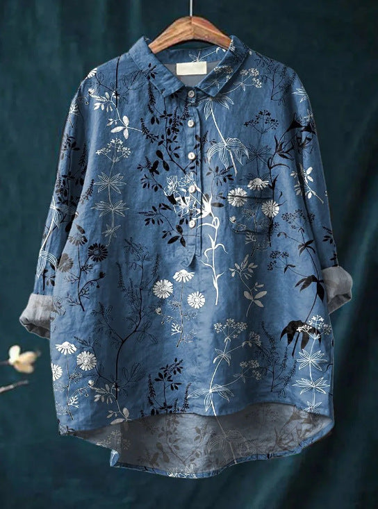 Blusa floral elegante