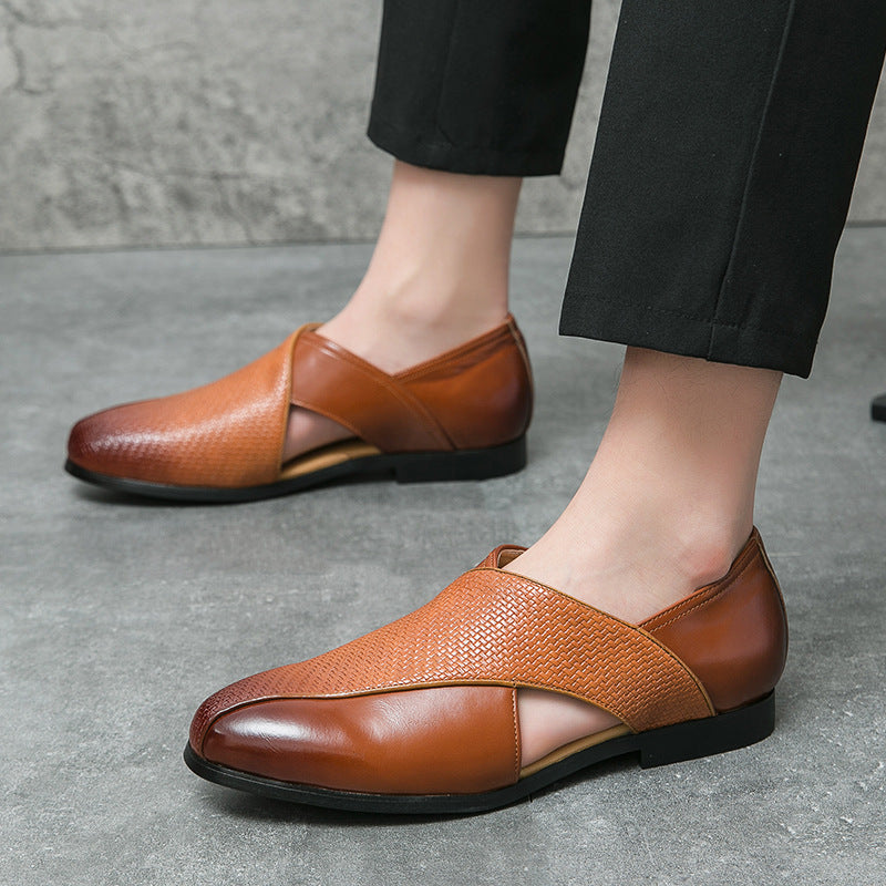 Mocassins de couro vintage