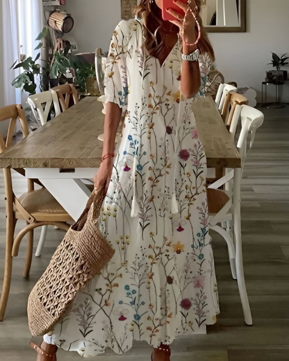 Vestido Boho Longo Elegante