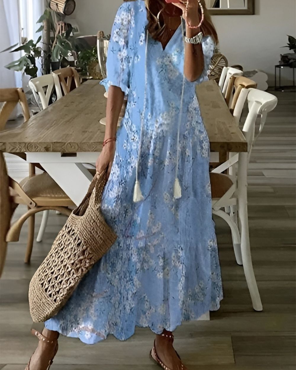 Vestido Boho Longo Elegante