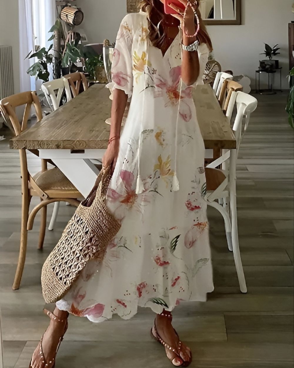 Vestido Boho Longo Elegante