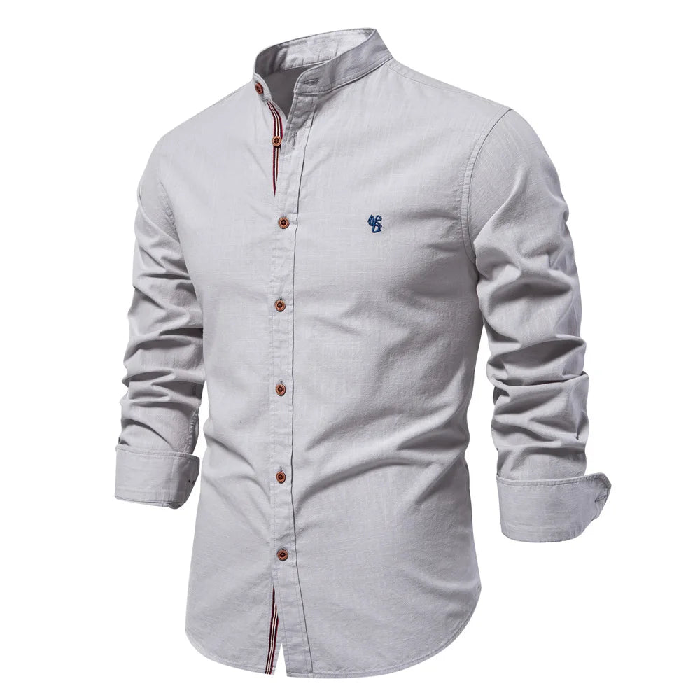 Camisa de linho elegante