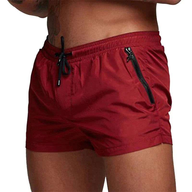 Calções de banho com bolsos com fecho