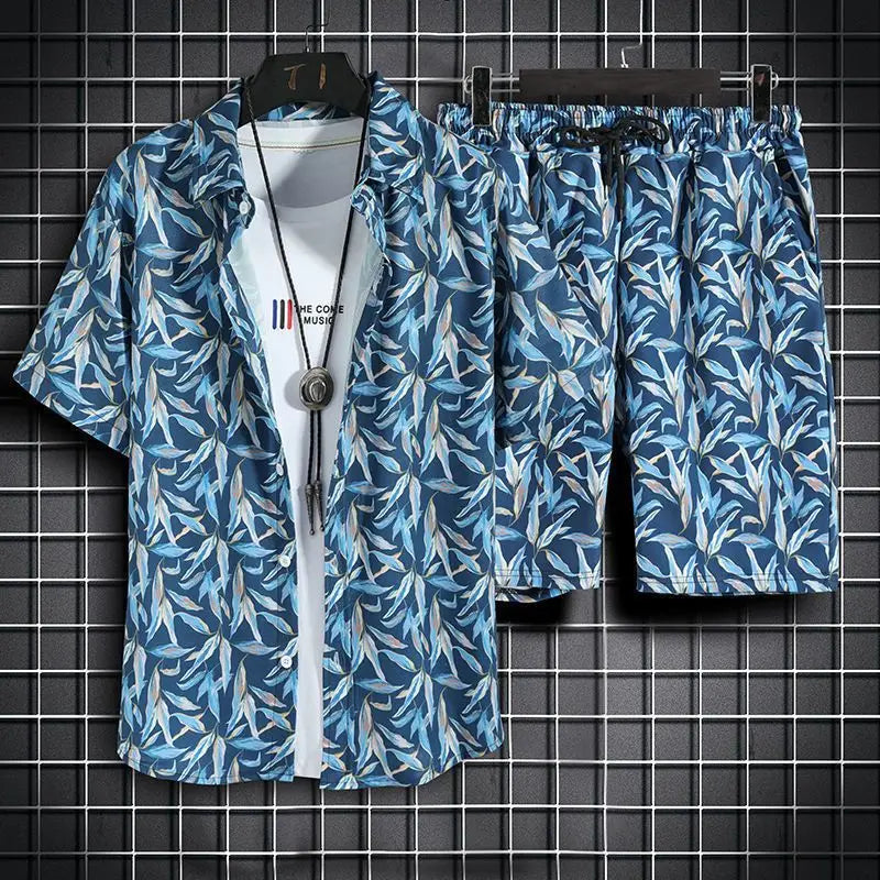 Conjunto floral de verão