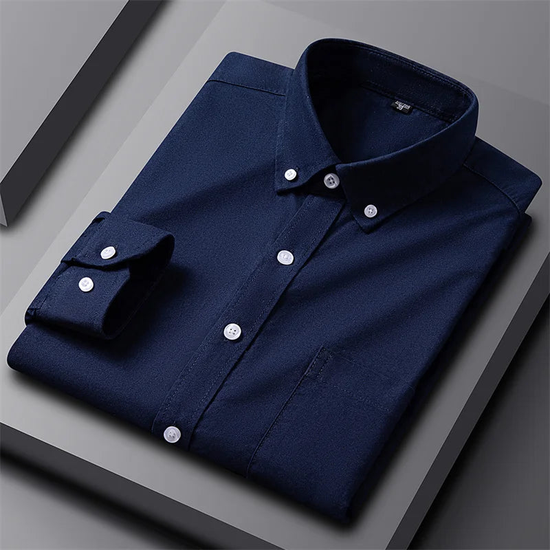 Camisa Oxford chique para homem