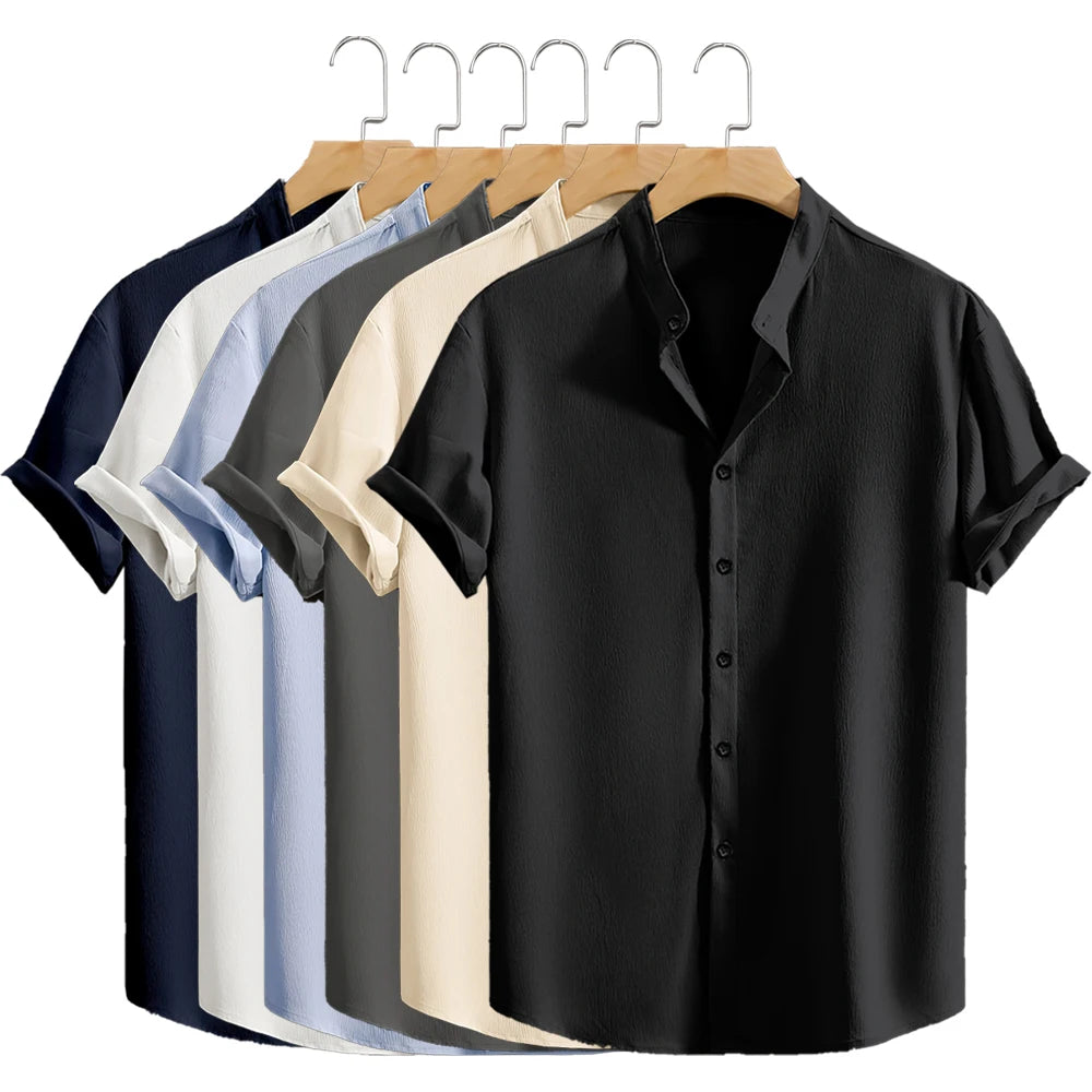 Camisa de verão de manga curta