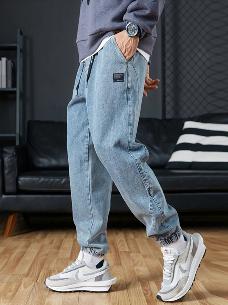 Calças de ganga Jogger elegantes