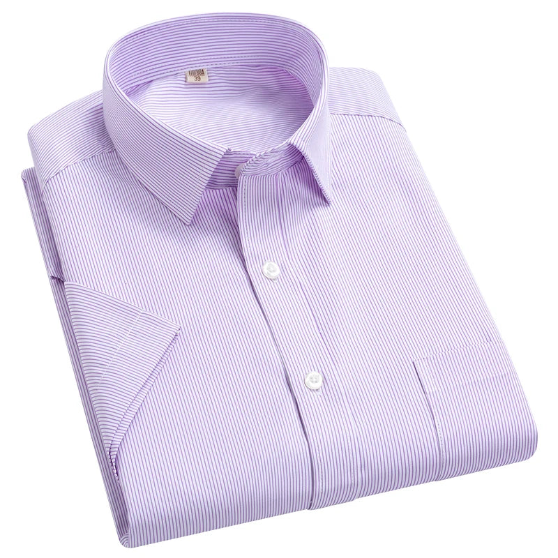 Camisa de negócios de manga curta