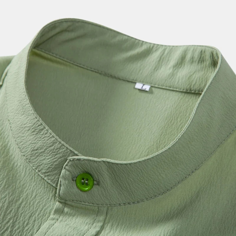 Camisa de verão elegante e respirável