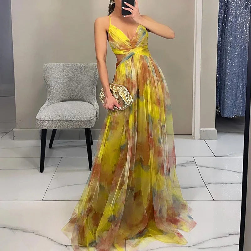 Vestido comprido elegante