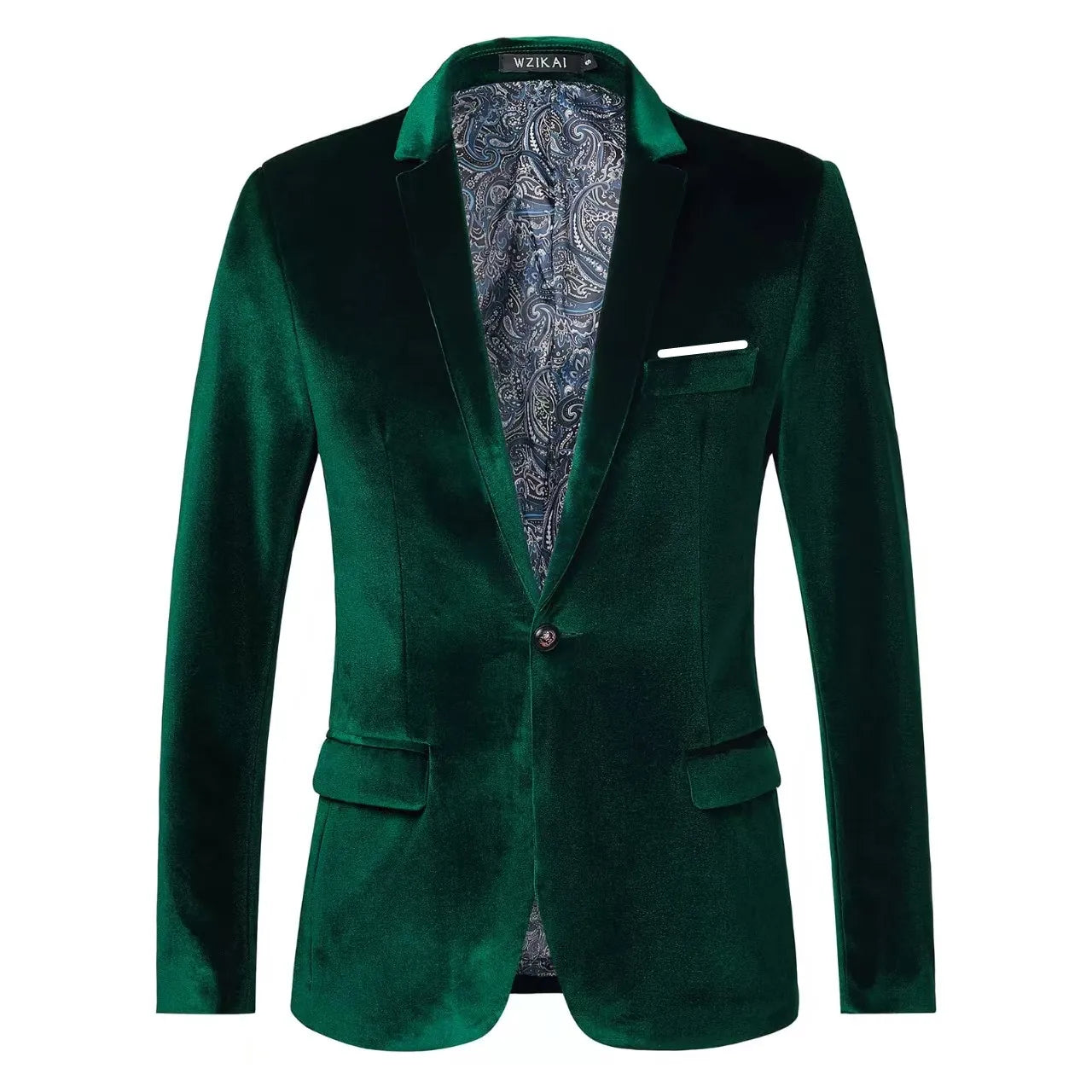 Blazer de veludo elegante