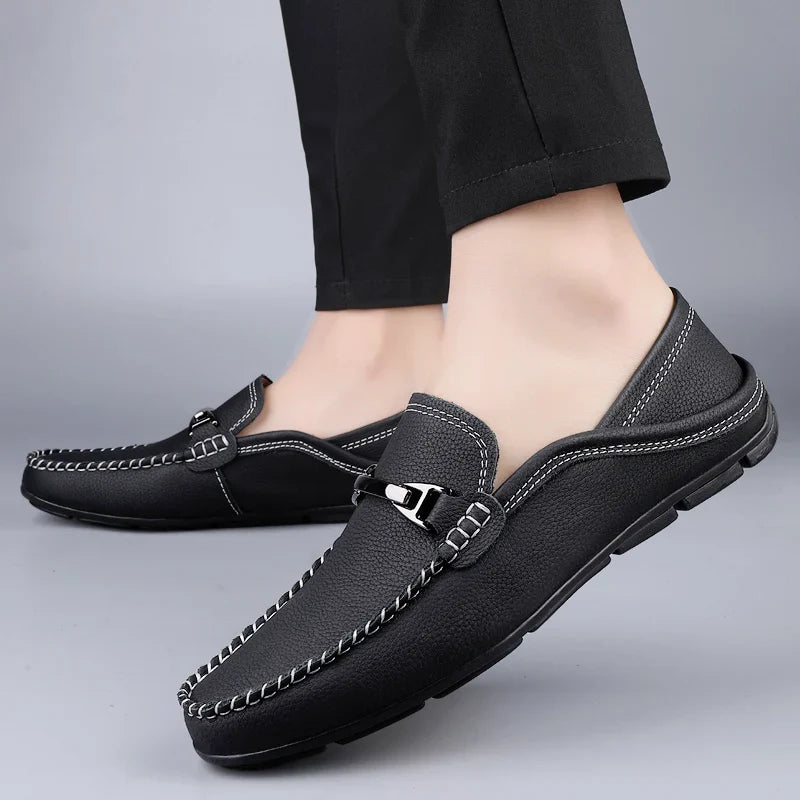 Mocassins em pele de primeira qualidade