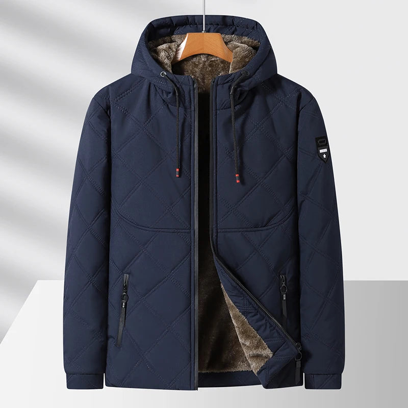 Casaco elegante com forro polar