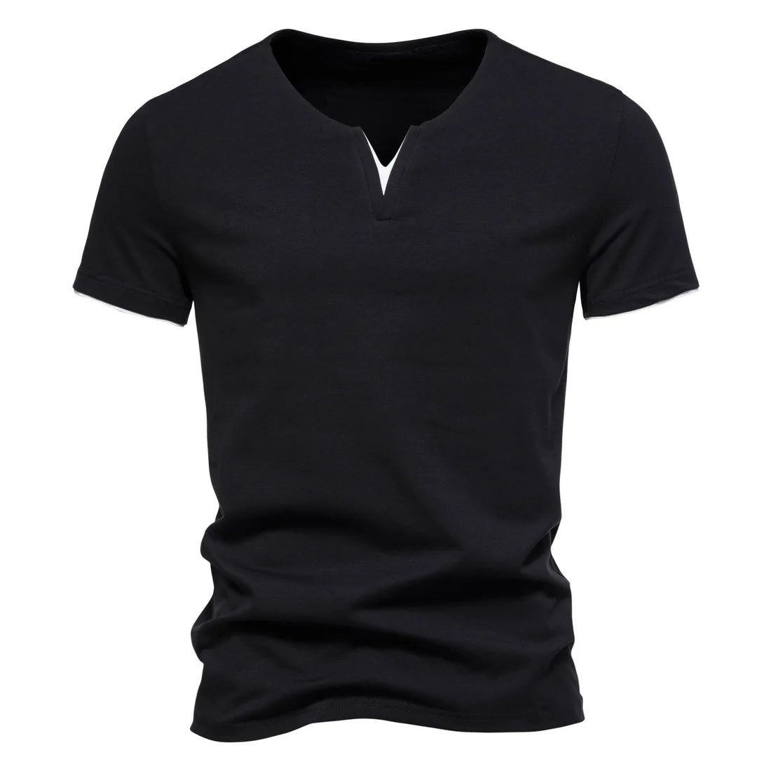 Camisa elegante com decote em V