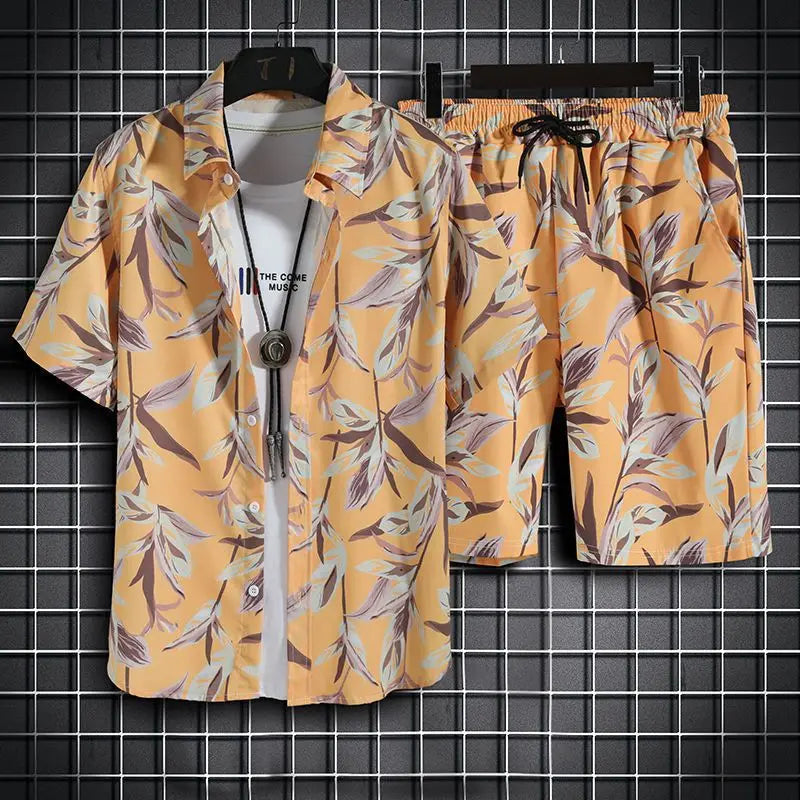 Conjunto floral de verão