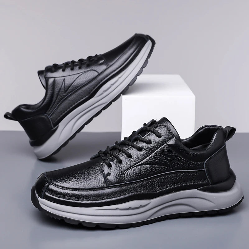 Sapatos de couro clássicos para homem