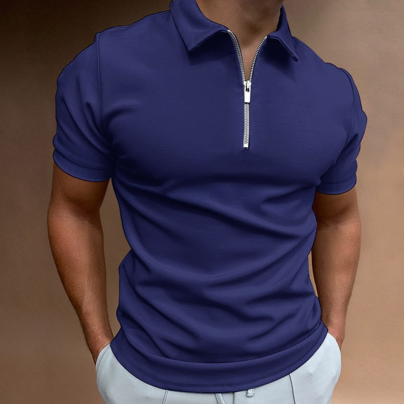 Polo com fecho