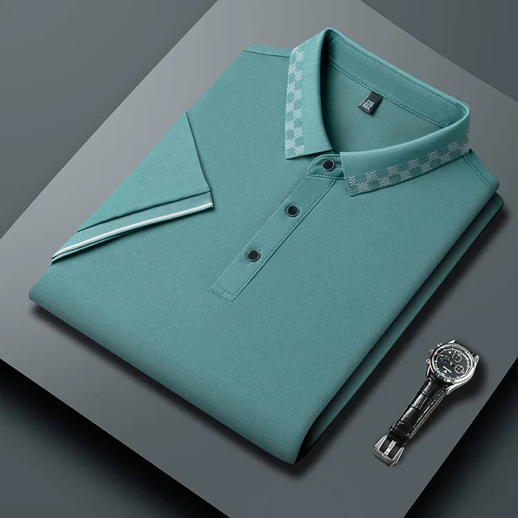 Camisa pólo de algodão