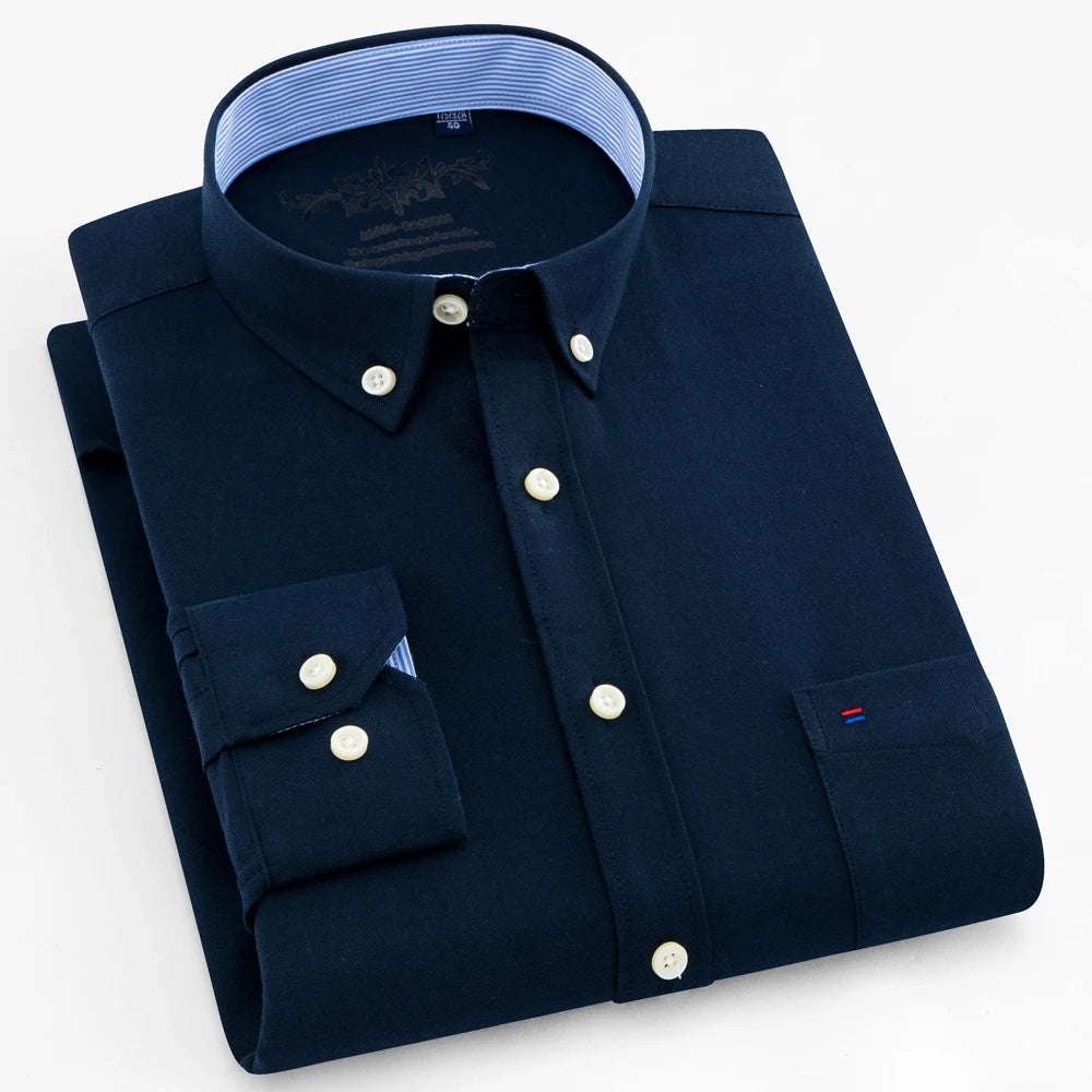 Camisa de algodão elegante