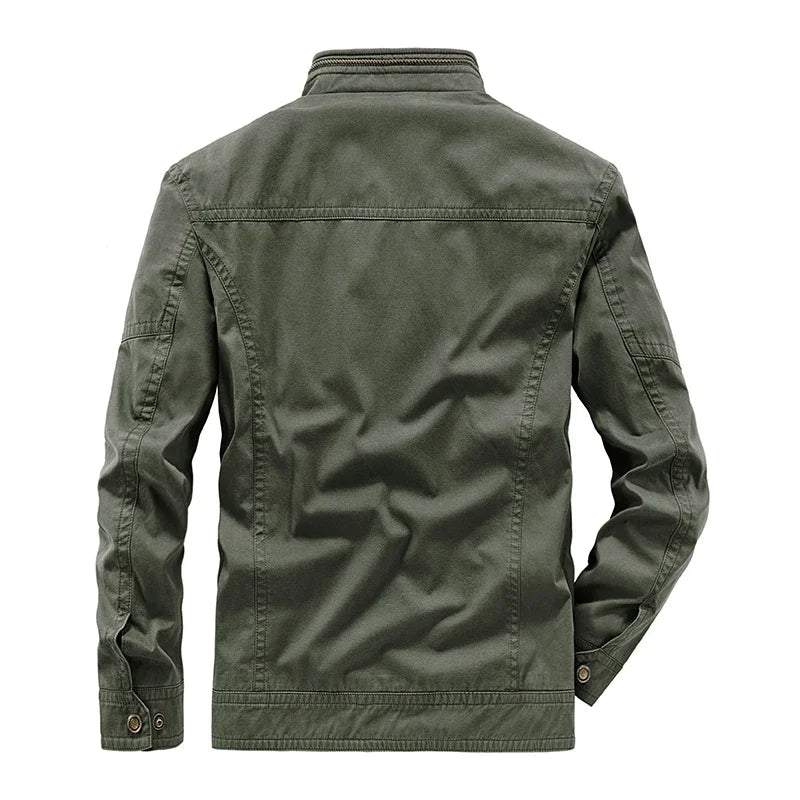 Casaco acolchoado casual para bombistas