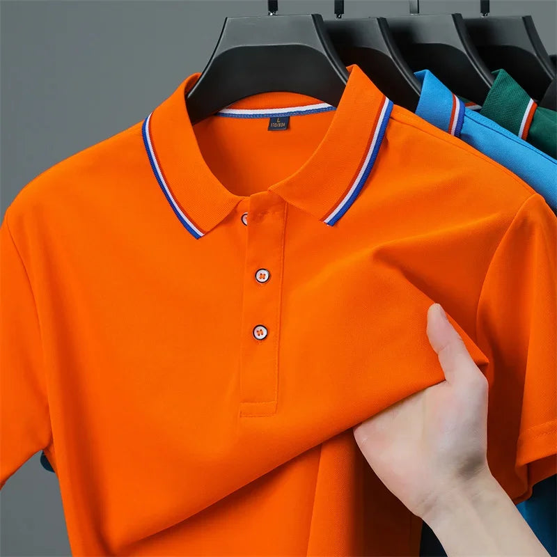 Camisa pólo casual de verão