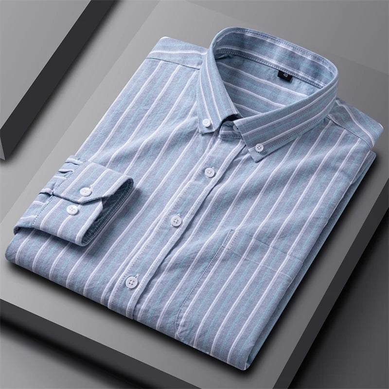 Camisa Oxford chique para homem