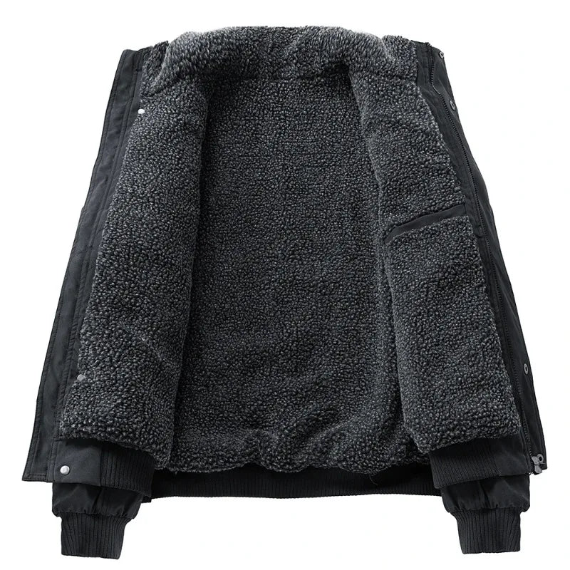 Casaco elegante com forro polar