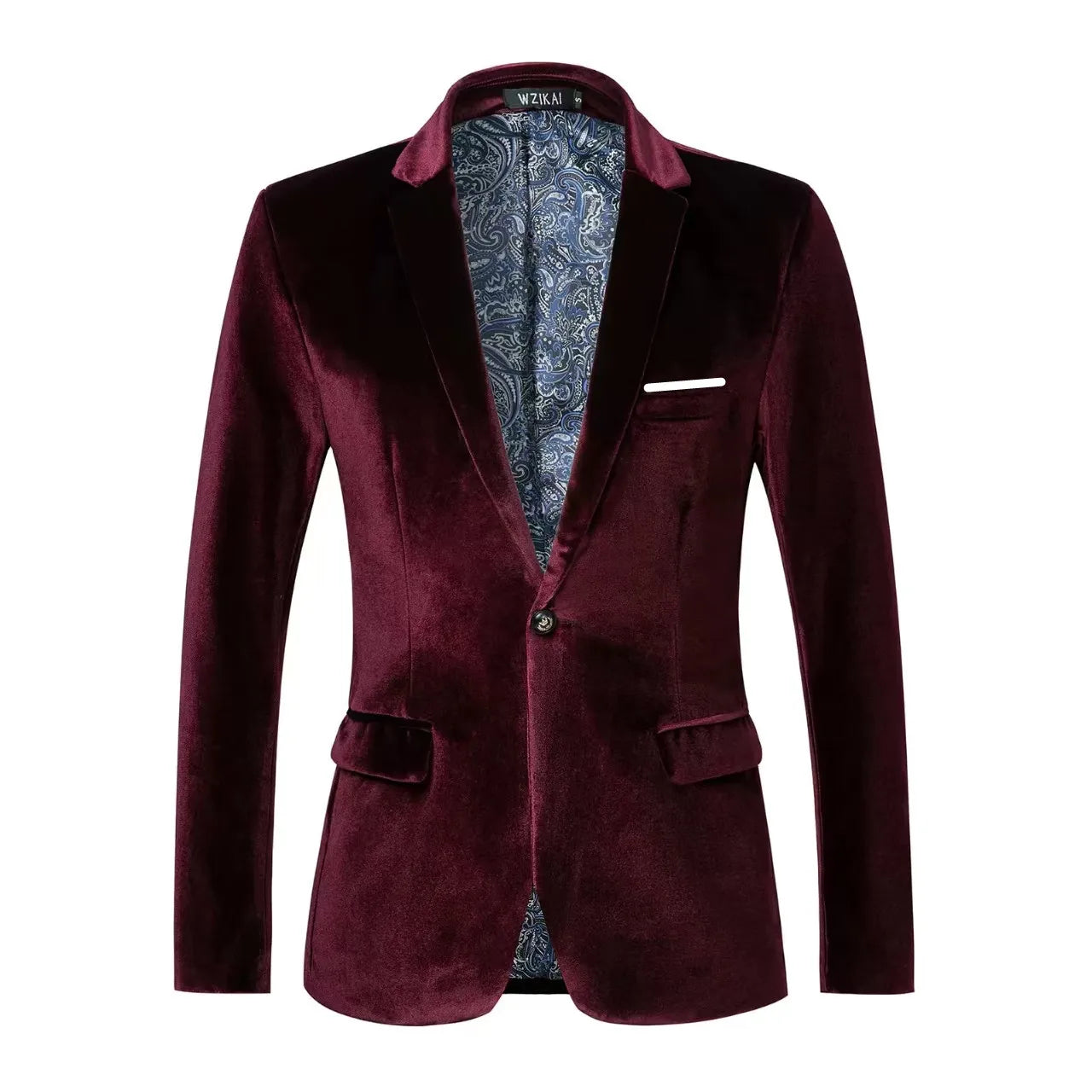 Blazer de veludo elegante