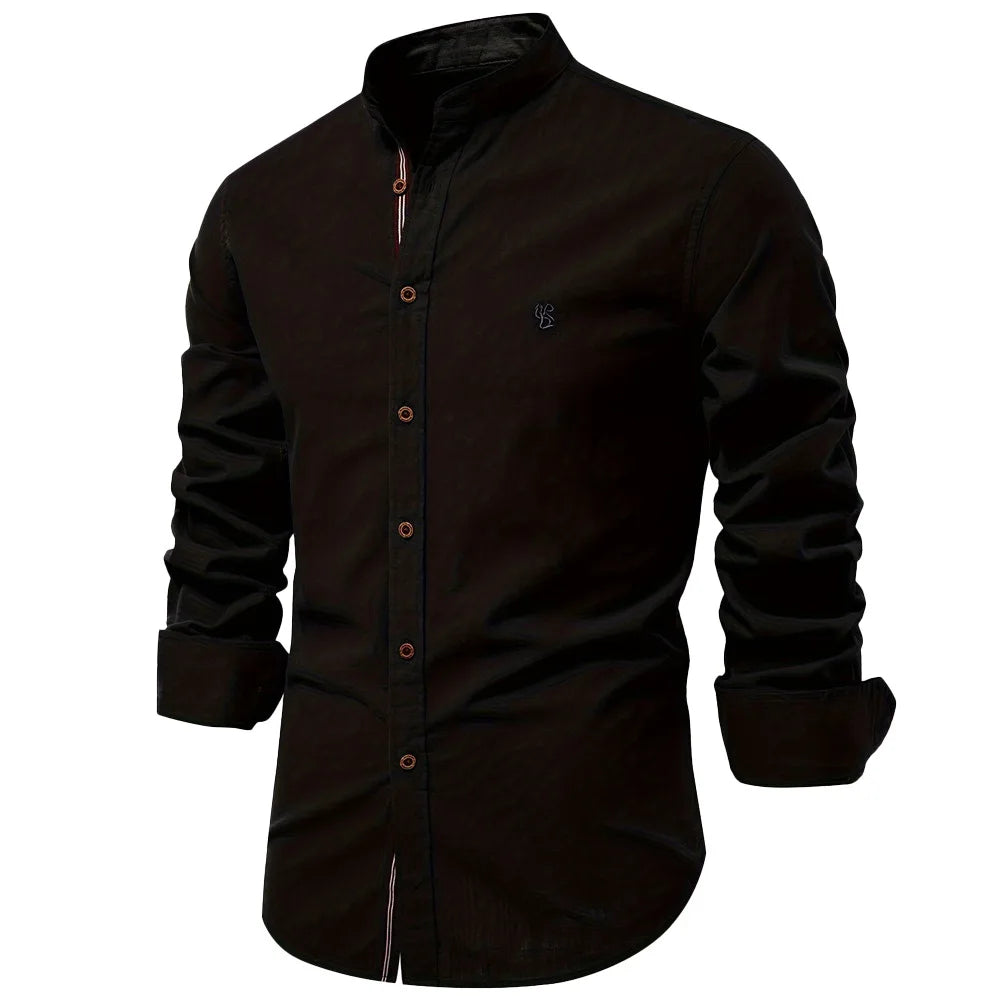 Camisa de linho elegante