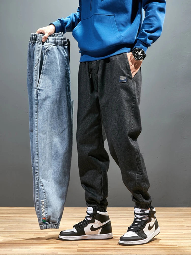 Calças de ganga Jogger elegantes