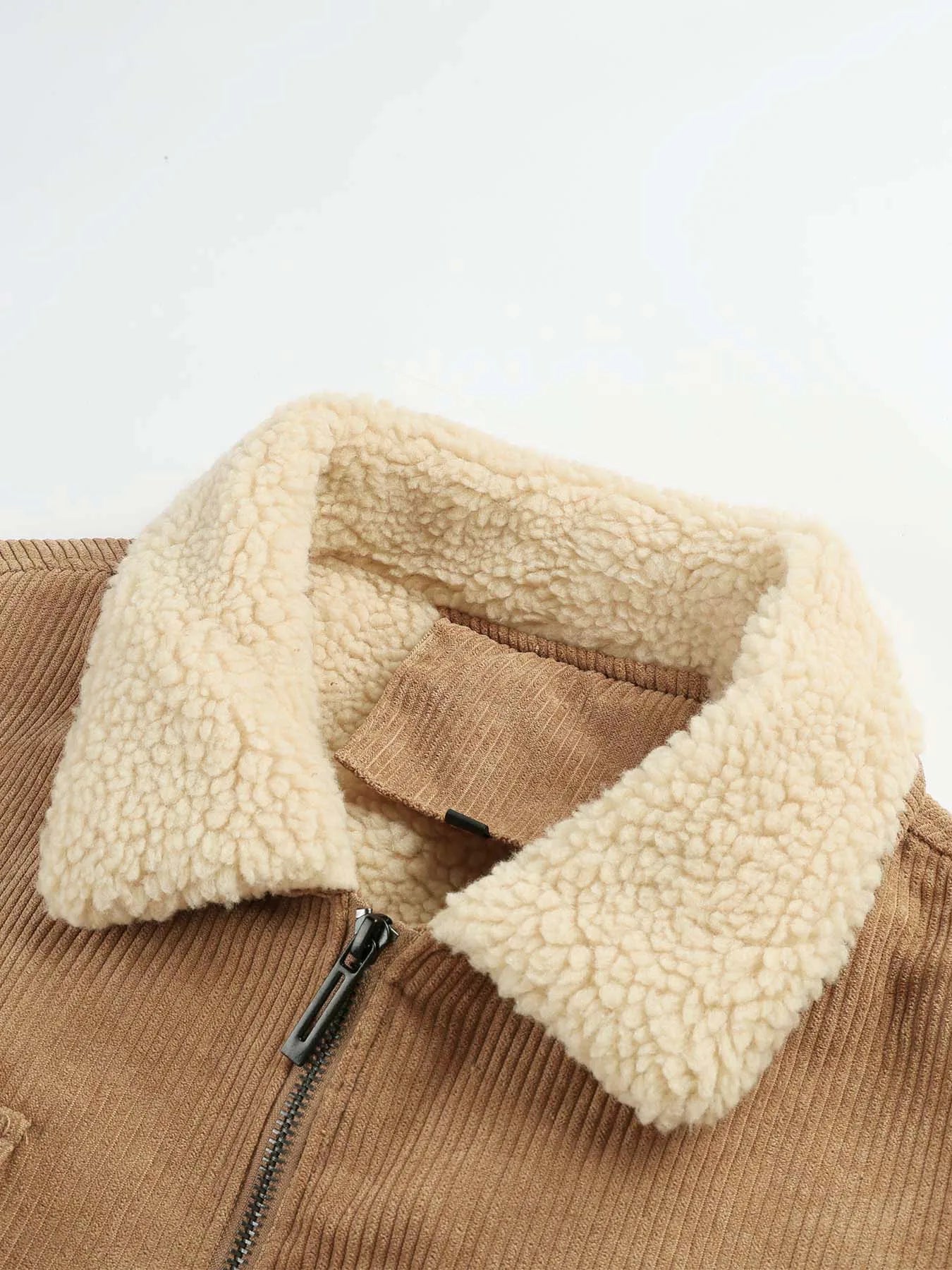 Casaco de bombazina elegante