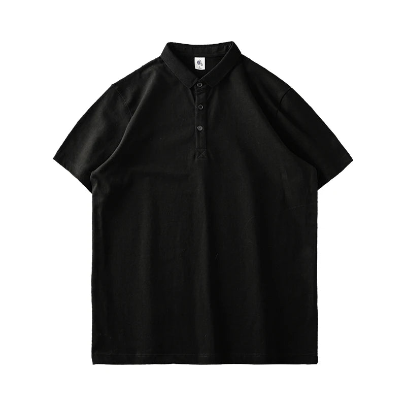 Camisa pólo de algodão para homem