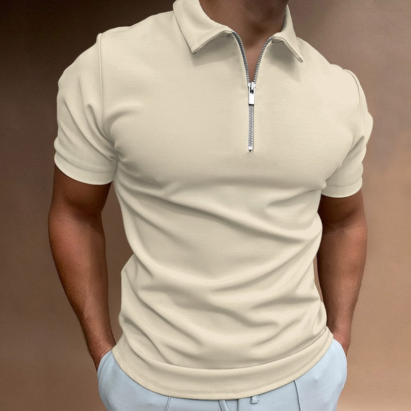 Polo com fecho
