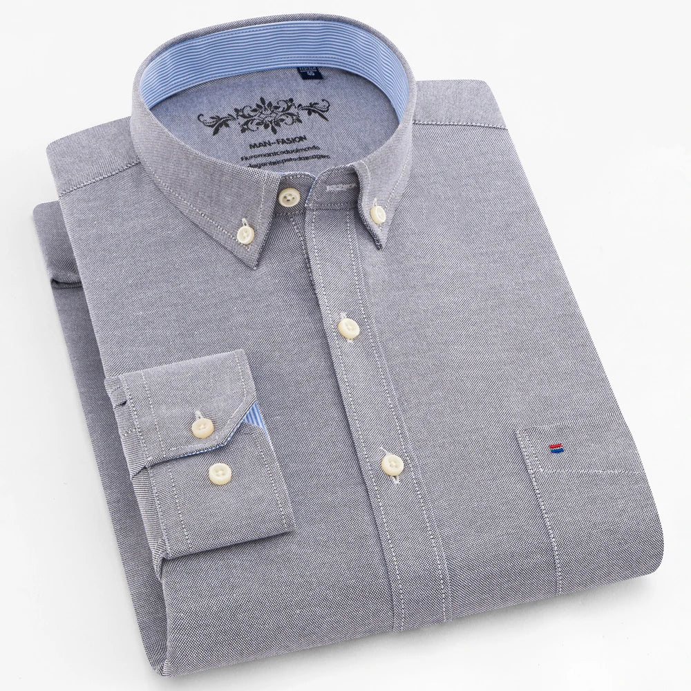 Camisa de algodão elegante