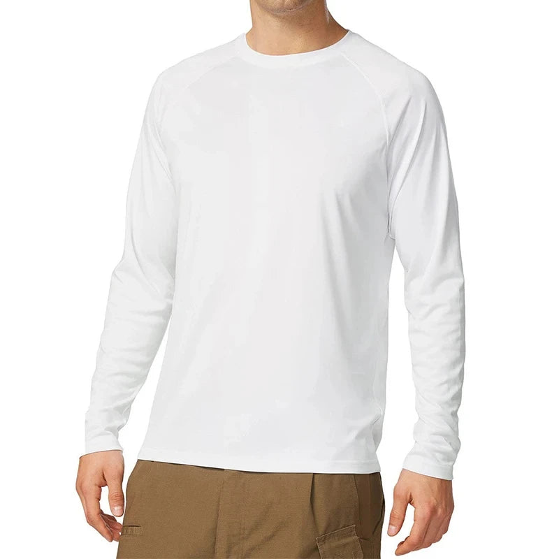 Camisa de manga comprida com proteção solar UV