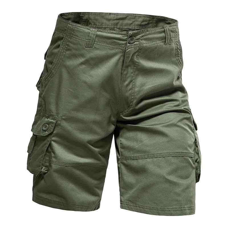 Calções multibolsos para homem