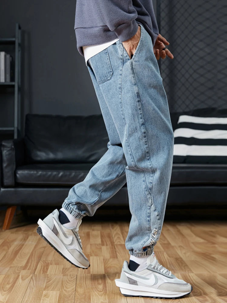 Calças de ganga Jogger elegantes