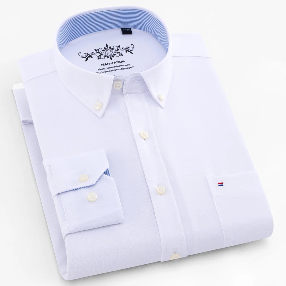 Camisa de algodão elegante