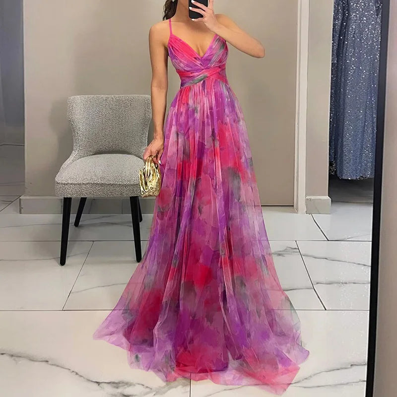 Vestido comprido elegante