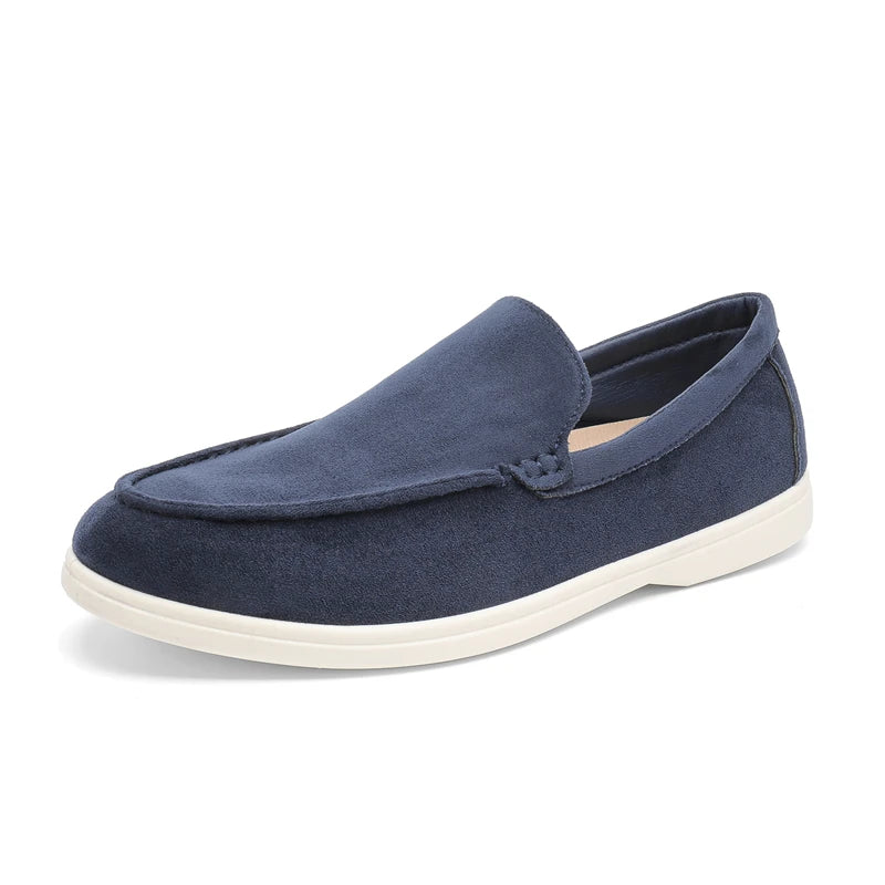 Mocassins casuais de camurça