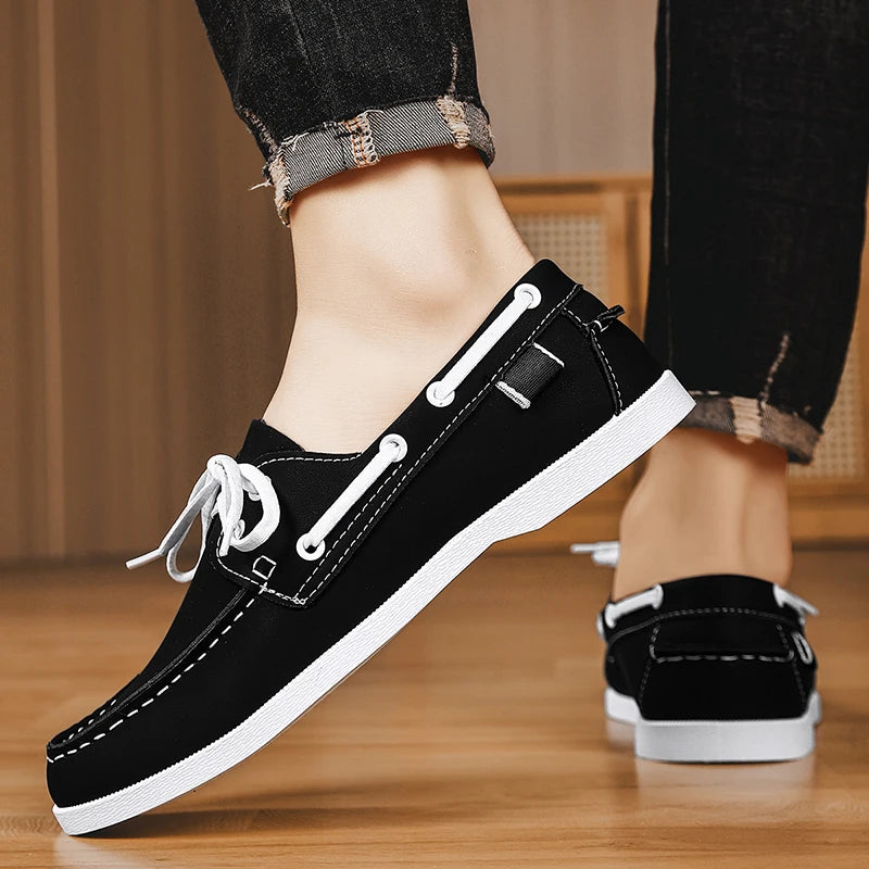 Mocassins de couro para negócios
